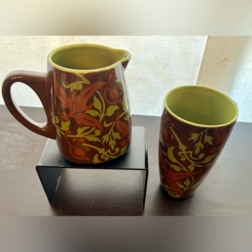 Joie Joie pitcher and coffee mug.